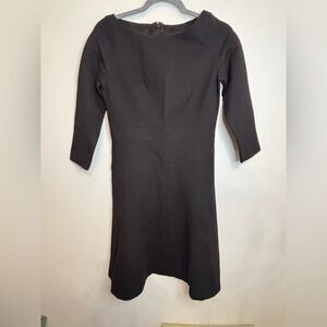 J Crew NWT black long sleeve stretchy dress Size 4